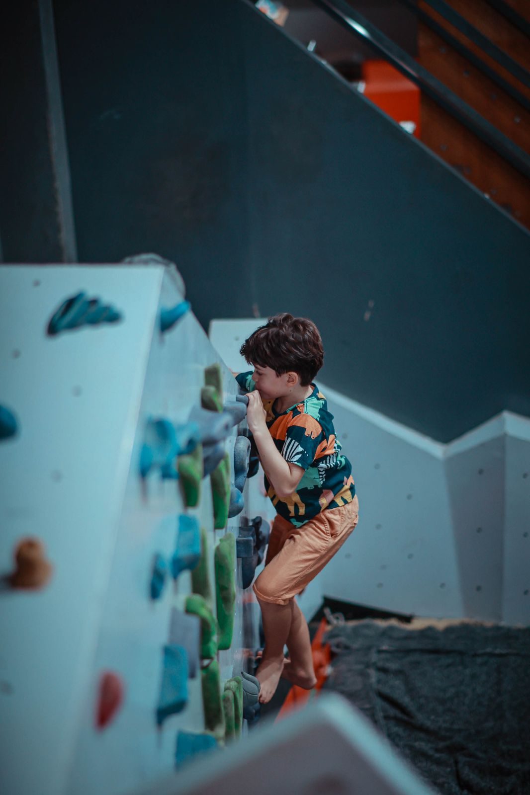 Momento da colônia de férias na Toca Escalada